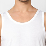 Men Pack of 2 White Solid Innerwear Vests